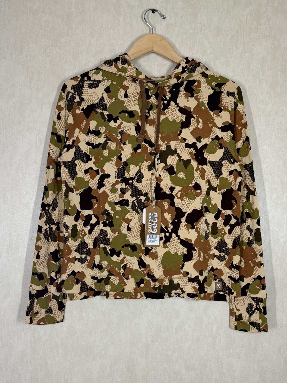 NWT Duck Camp Women’s Original Bamboo Hoodie Longsleeve Shirt in Wetland S